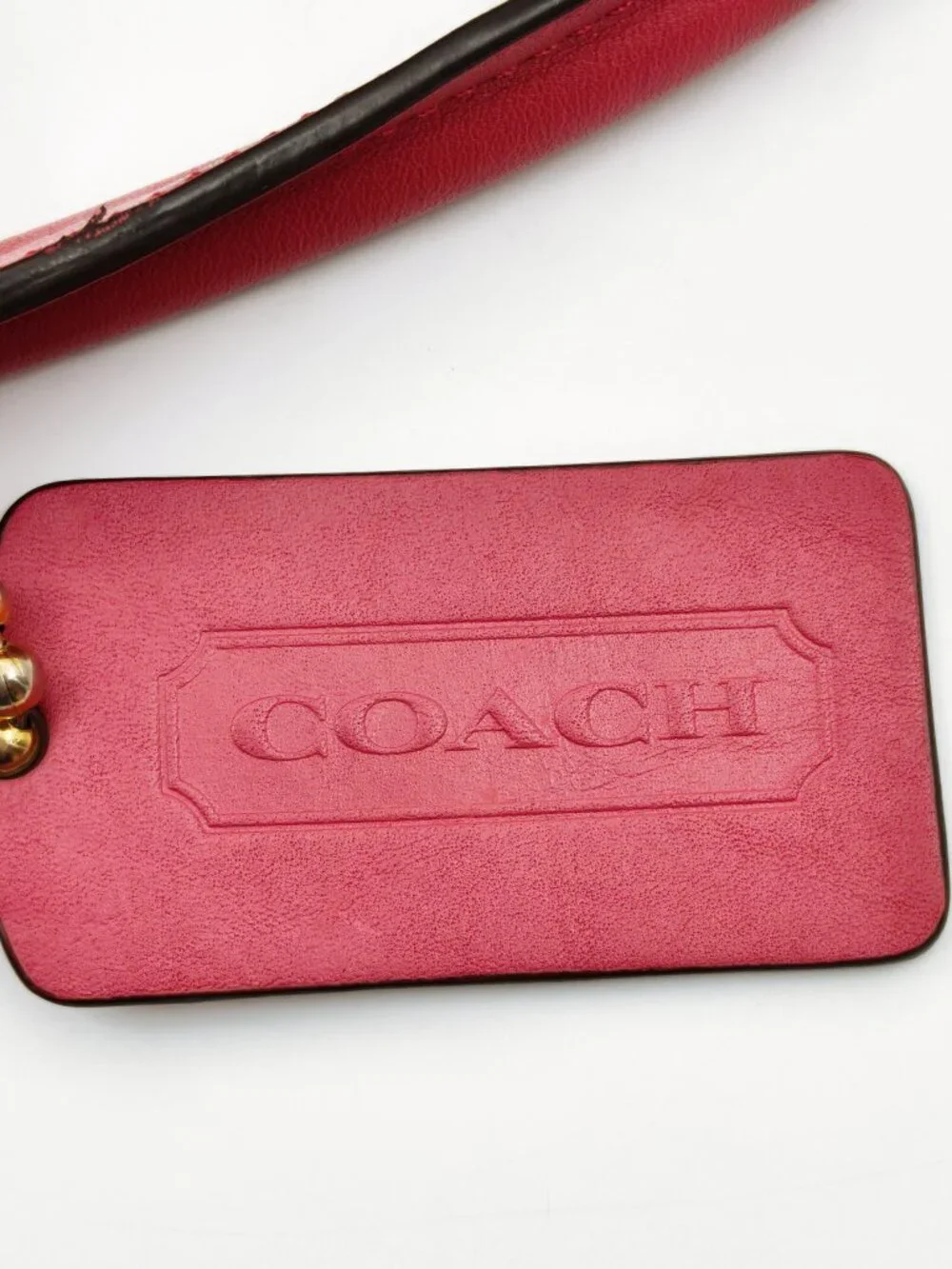 Coach Signature C Jacquard Hobo Shoulder Bag Brown Pink Leather Trim